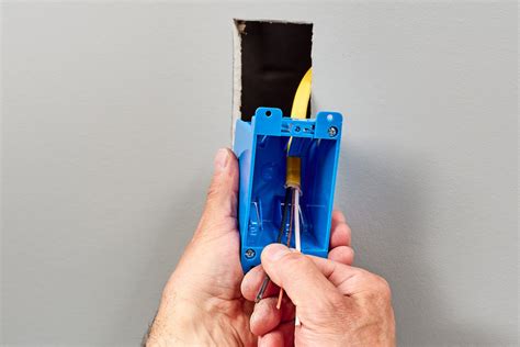 how to replace an electrical outlet box|install old work ceiling box.